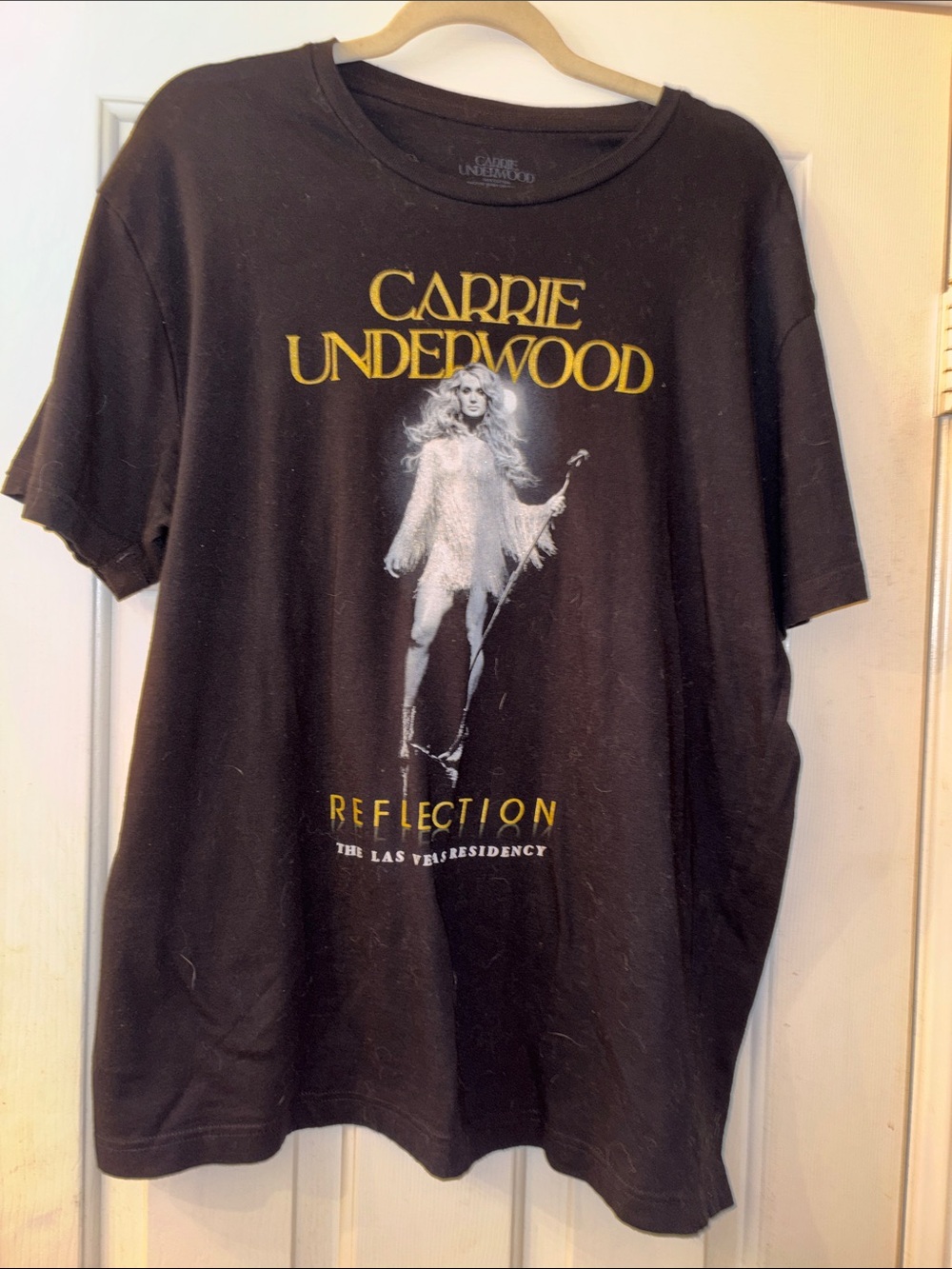 Carrie Underwood Black 'Reflection' Graphic T‑Shirt XL EUC